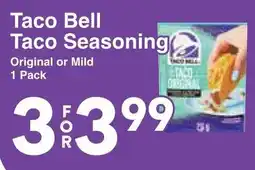 Western Foods Taco Bell Taco Seasoning offer