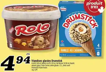 Friandises glacées Drumstick