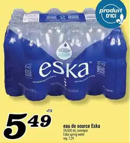 Marché Richelieu eau de source Eska offer