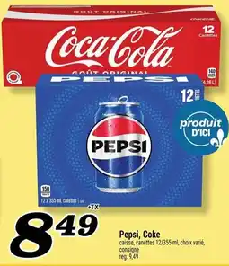 Marché Richelieu Pepsi, Coke offer