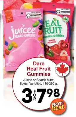 Western Foods Dare Real Fruit Gummies offer