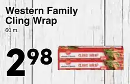 Western Foods Western Family Cling Wrap offer