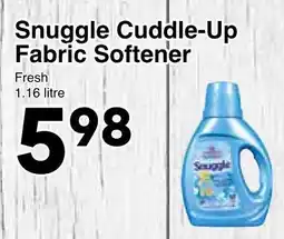 Western Foods Snuggle Cuddle-Up Fabric Softener offer