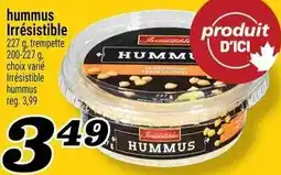 Marché Richelieu hummus Irrésistible offer