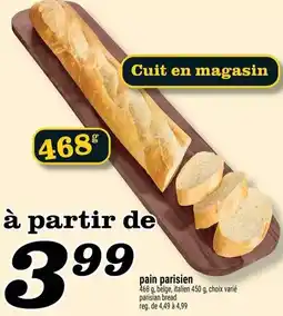 Marché Richelieu pain parisien offer