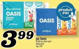 Marché Richelieu jus Oasis offer