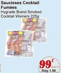 Marche C&T Hygrade Brand Smoked Cocktail Wieners offer