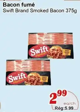 Marche C&T Swift Brand Smoked Bacon offer