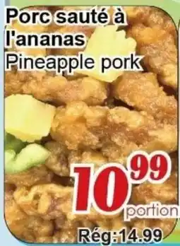 Marche C&T Pineapple pork offer