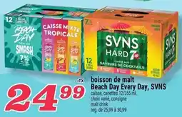 Marché Richelieu boisson de malt Beach Day Every Day, SVNS offer