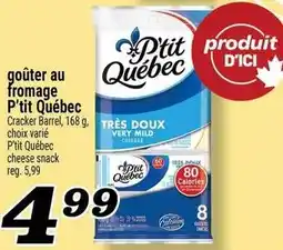 Marché Richelieu goûter au fromage P'tit Québec offer