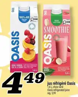 Marché Richelieu jus réfrigéré Oasis offer