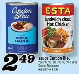 Marché Richelieu sauce Cordon Bleu offer
