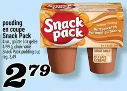 Marché Richelieu pouding en coupe Snack Pack offer