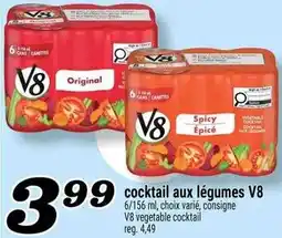 Marché Richelieu cocktail aux légumes V8 offer