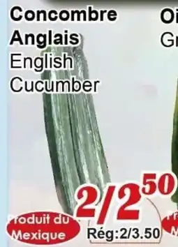 Marche C&T English Cucumber offer