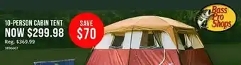 Cabela's 10-PERSON CABIN TENT offer