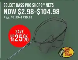 Cabela's SELECT BASS PRO SHOPS NETS offer