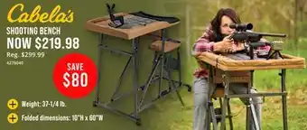 Cabela's Cabela's SHOOTING BENCH offer