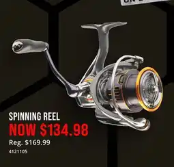 Cabela's JOHNNY MORRIS SIGNATURE SERIES SPINNING REEL offer