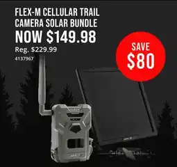 Cabela's FLEX-M CELLULAR TRAIL CAMERA SOLAR BUNDLE offer
