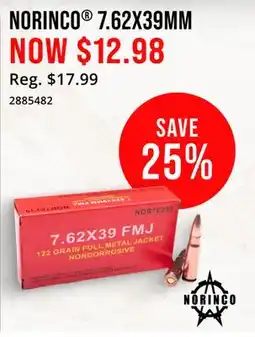 Cabela's NORINCO 7.62X39MM offer