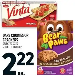 Metro Dare cookies or crackers offer