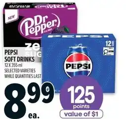 Metro Pepsi soft drinks offer
