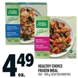 Metro Healthy choice frozen meal offer