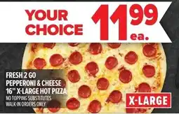 Metro Fresh 2 go 16 hot pizza offer