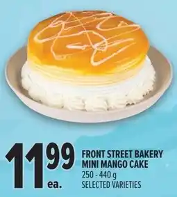 Metro Front street bakery mini mango cake offer