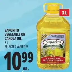 Metro Saporito vegetable or canola oil offer