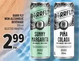 Metro Barr fly non alcoholic beverage offer