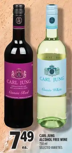 Metro Carl jung alcohol free wine offer