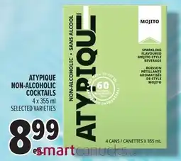 Metro Atypique non alcoholic cocktails offer