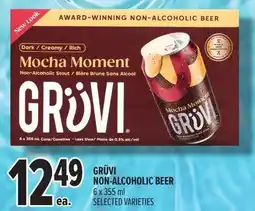 Metro Grüvi non alcoholic beer offer