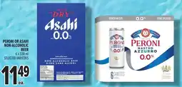 Metro Peroni or asahi non alcoholic beer offer