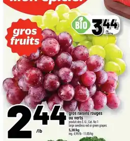 Metro Gros raisins rouges ou verts offer