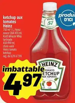 Metro Ketchup aux tomates heinz offer