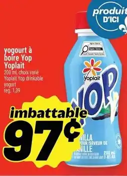Metro Yogourt à boire yop yoplait offer