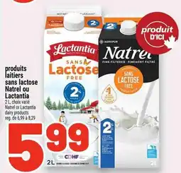 Metro Produits laitiers sans lactose natrel ou lactantia offer