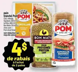 Metro Pain tranché pom offer