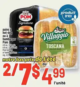 Metro Pains à hot dog ou à hamburger pom offer