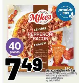 Metro Pizza croûte farcie mikes offer