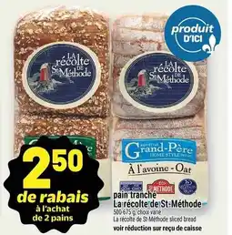 Metro Pain tranche la récolte de st méthode offer