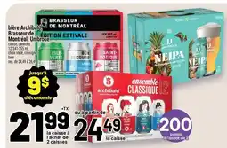 Metro Bière archibald brasseur de montréal unibroue offer