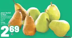 Metro Poires bartlett ou bosc offer
