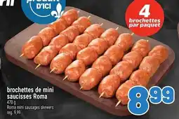 Metro Brochettes de mini saucisses roma offer