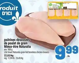 Metro Poitrines désossées de poulet de grain mieux être naturalia offer