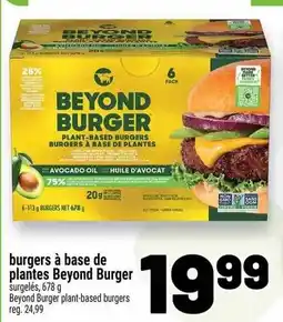 Metro Burgers à base de plantes beyond burger offer